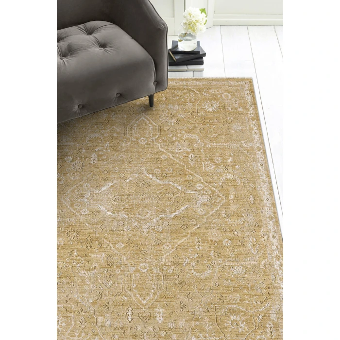 KAS Portia Gold 4902 5ft.3in. x 7ft.7in. Rectangle Rug
