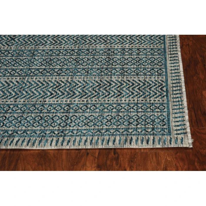 Kas Provo 5755 Teal Horizon Area Rug 3'3" x 4'11"