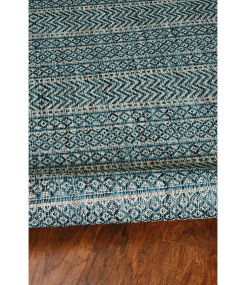 Kas Provo 5755 Teal Horizon Area Rug 7'10" Round