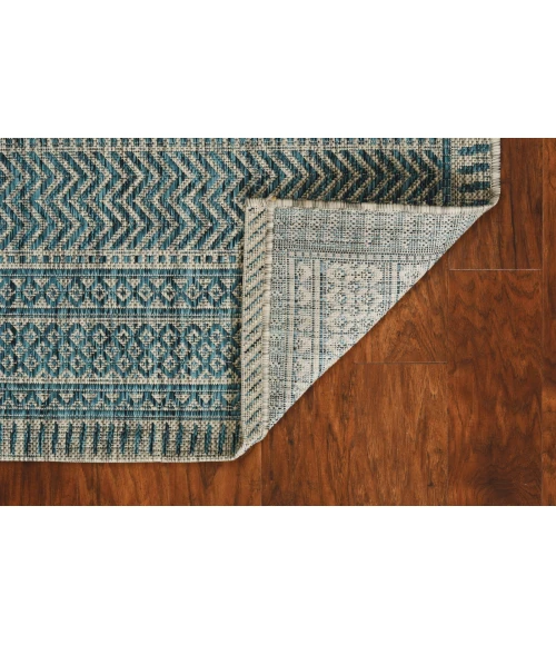 Kas Provo 5755 Teal Horizon Area Rug 7'10" Round