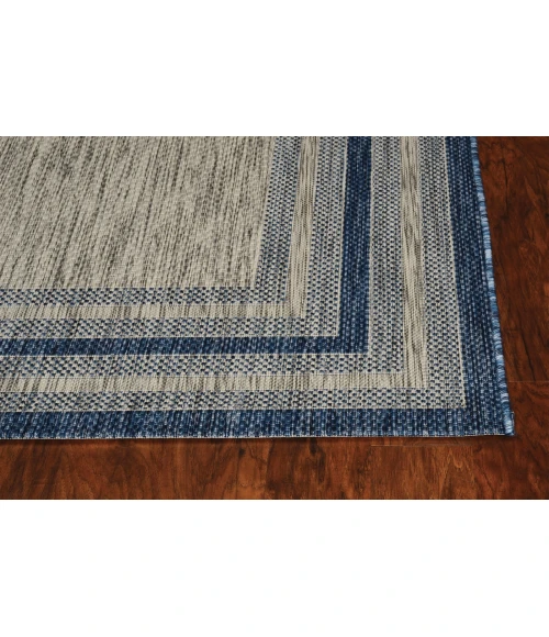 Kas Provo 5756 Grey/Denim Cape Cod Area Rug 3'3" x 4'11"