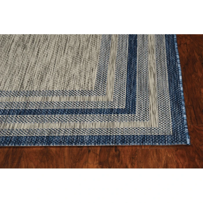 Kas Provo 5756 Grey/Denim Cape Cod Area Rug 2’7” x 3’11”
