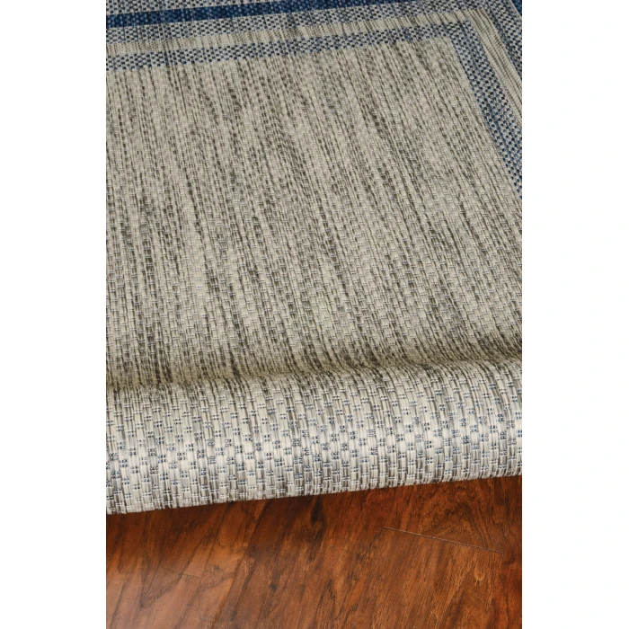 Kas Provo 5756 Grey/Denim Cape Cod Area Rug 2’7” x 3’11”