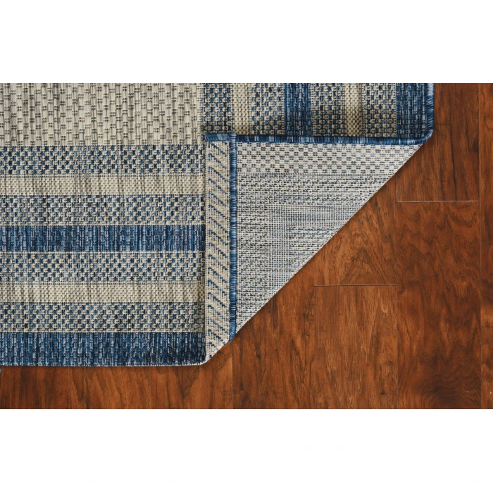 Kas Provo 5756 Grey/Denim Cape Cod Area Rug 2’7” x 3’11”