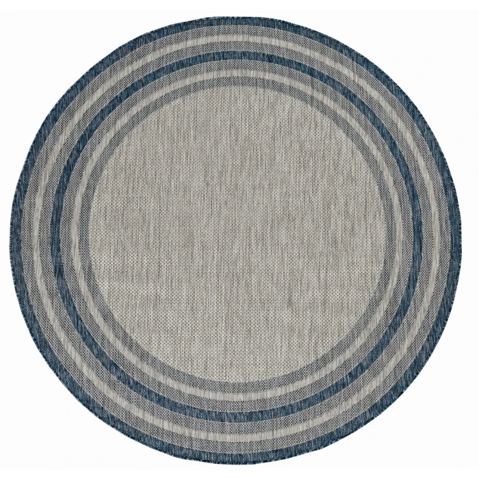 Kas Provo 5756 Grey/Denim Cape Cod Area Rug 2’7” x 3’11”