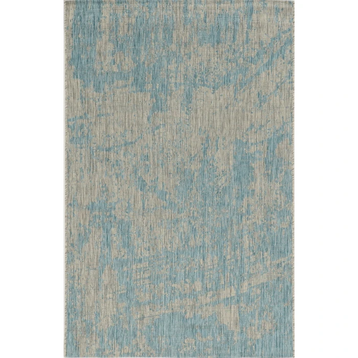 Kas Provo 5759 Teal Strokes Area Rug 3'3" x 4'11"