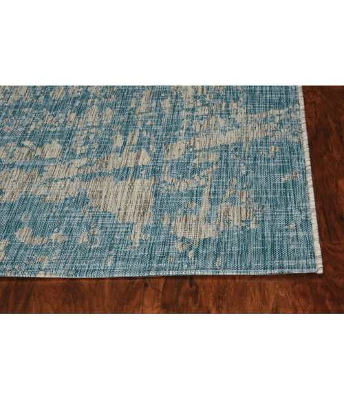 Kas Provo 5759 Teal Strokes Area Rug 7'10" x 10'10"