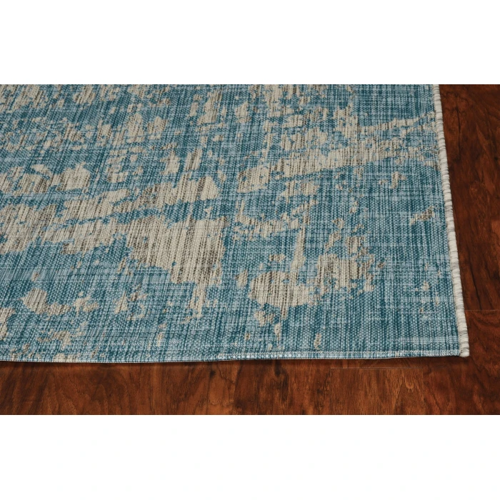 Kas Provo 5759 Teal Strokes Area Rug 3'3" x 4'11"