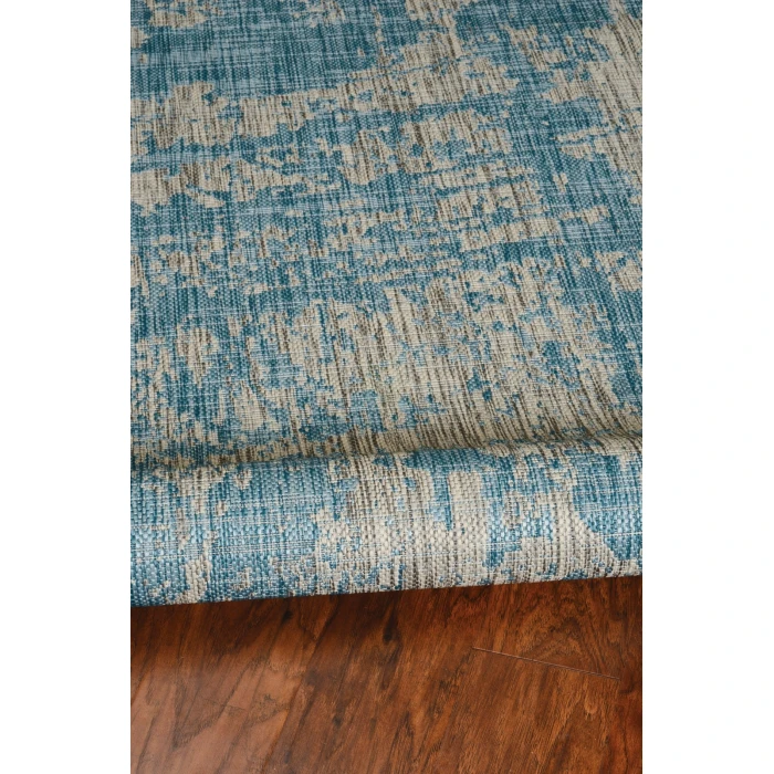 Kas Provo 5759 Teal Strokes Area Rug 3'3" x 4'11"