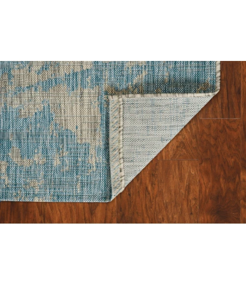 Kas Provo 5759 Teal Strokes Area Rug 7'10" x 10'10"