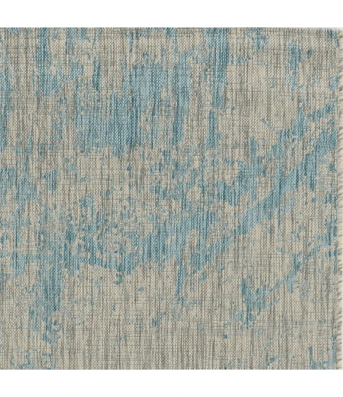 Kas Provo 5759 Teal Strokes Area Rug 7'10" x 10'10"