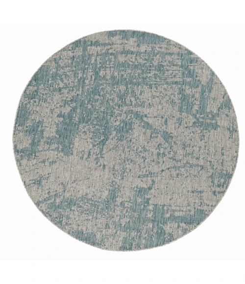 Kas Provo 5759 Teal Strokes Area Rug 7'10" x 10'10"