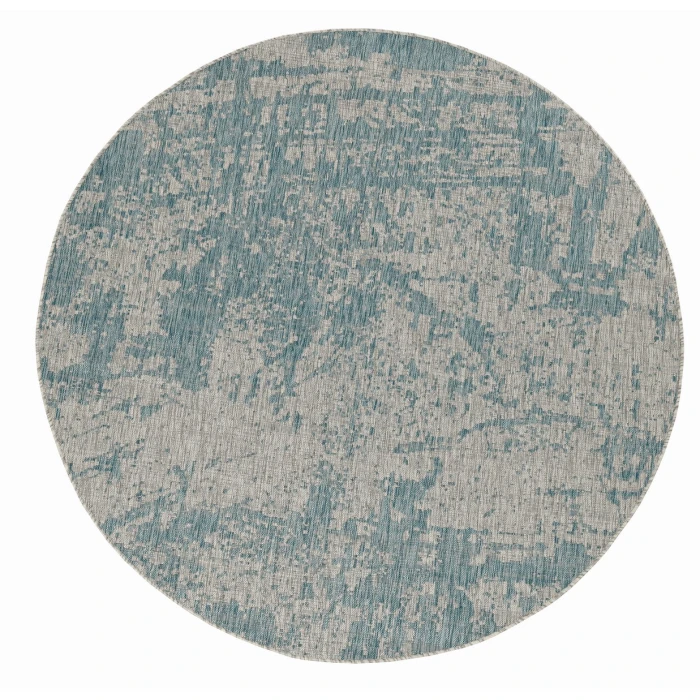Kas Provo 5759 Teal Strokes Area Rug 3'3" x 4'11"