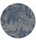 Kas Provo 5760 Grey/Denim Strokes Area Rug 3'3" x 4'11"