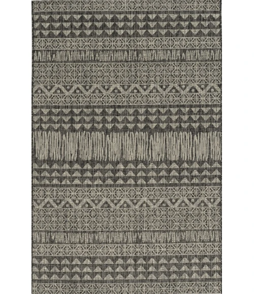 Kas Provo 5761 Charcoal Tribe Area Rug 7'10" Round