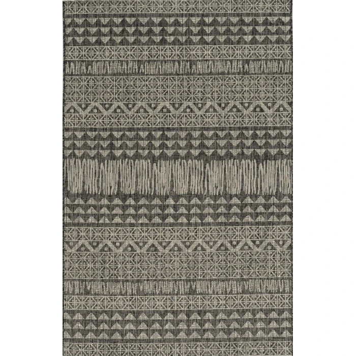 Kas Provo 5761 Charcoal Tribe Area Rug 3'3" x 4'11"