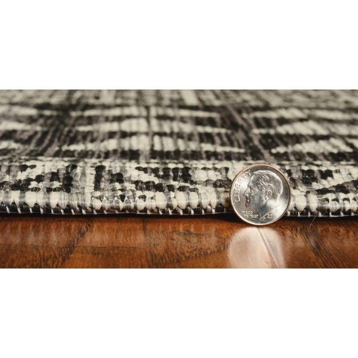 Kas Provo 5761 Charcoal Tribe Area Rug 3'3" x 4'11"