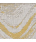 Kas Provo 5764 Ivory/Gold Strokes Area Rug 2’7” x 3’11”