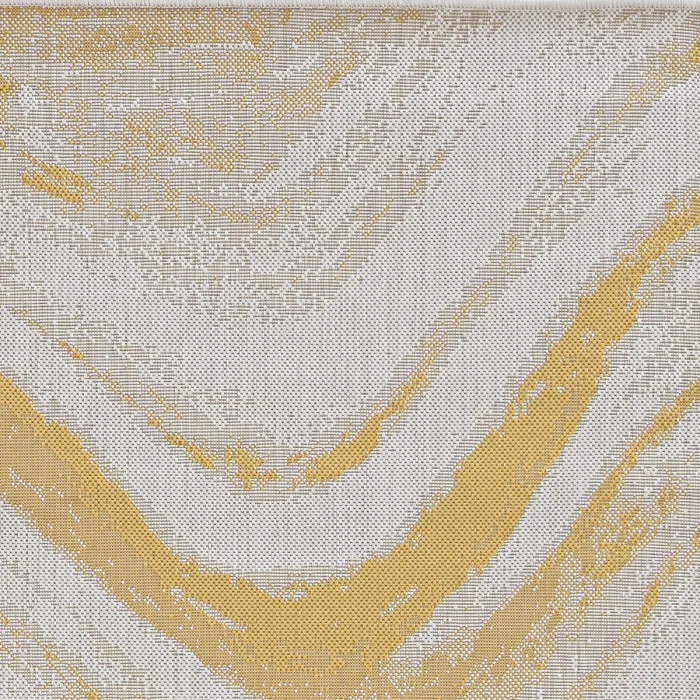 Kas Provo 5764 Ivory/Gold Strokes Area Rug 2’7” x 3’11”