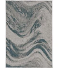 Kas Provo 5765 Grey/Teal Strokes Area Rug 3'3" x 4'11"