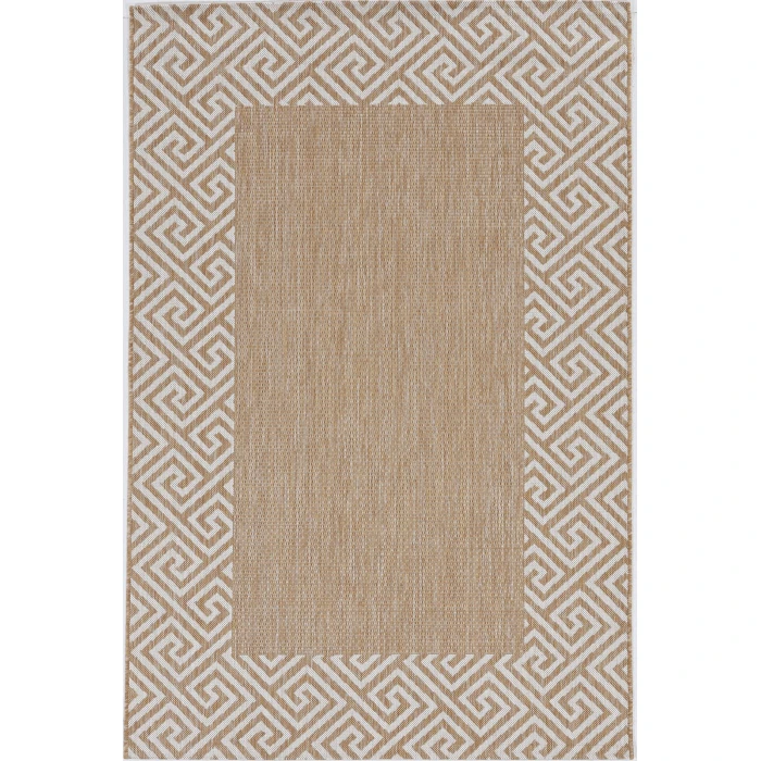 Kas Provo 5766 Natural Greek Key Area Rug 2’7” x 3’11”