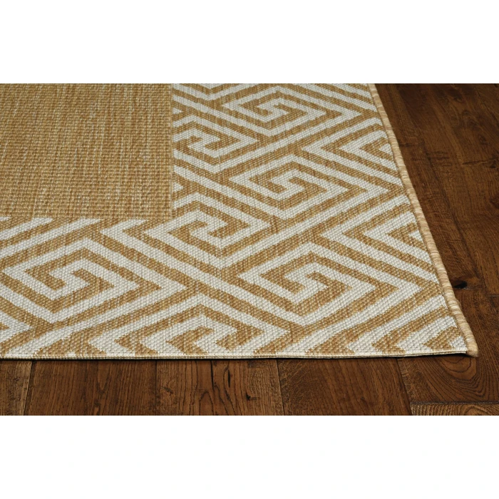 Kas Provo 5766 Natural Greek Key Area Rug 2’7” x 3’11”