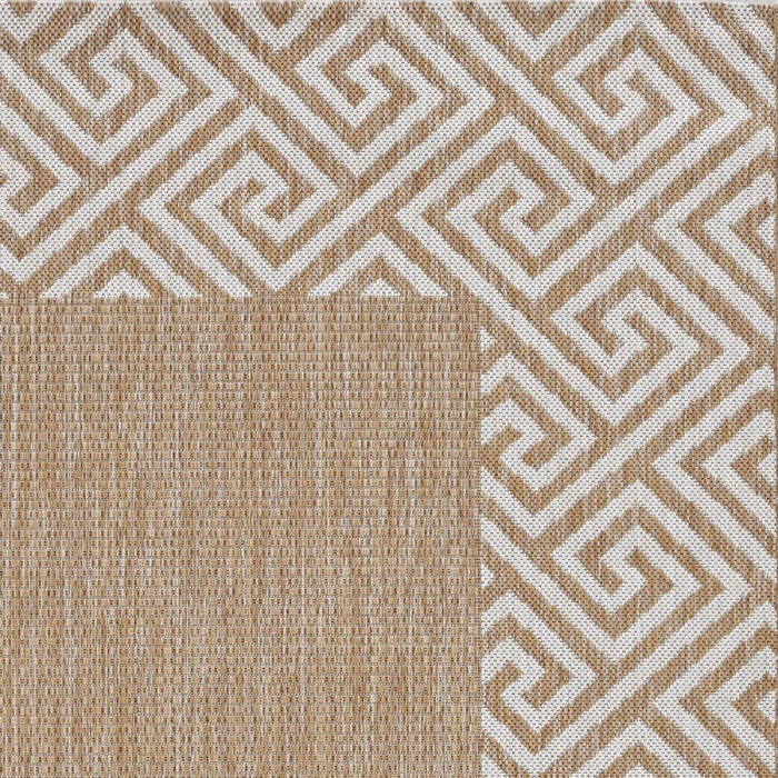 Kas Provo 5766 Natural Greek Key Area Rug 2’7” x 3’11”