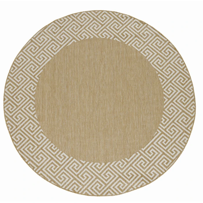 Kas Provo 5766 Natural Greek Key Area Rug 2’7” x 3’11”