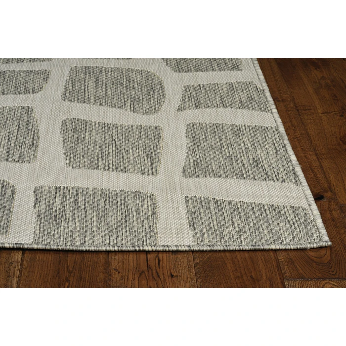 Kas Provo 5768 Ivory/Grey Bedrock Area Rug 2’7” x 3’11”