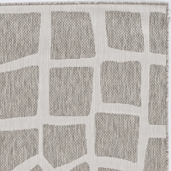 Kas Provo 5768 Ivory/Grey Bedrock Area Rug 2’7” x 3’11”