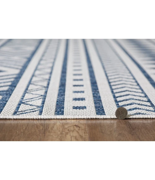 Kas Provo 5776 Ivory/Blue Natura Area Rug 7'10" x 10'10"