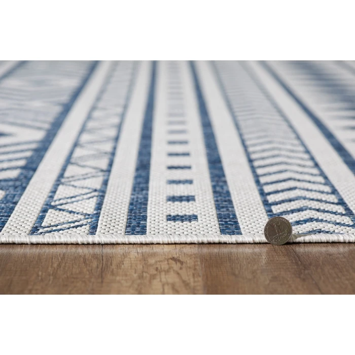 Kas Provo 5776 Ivory/Blue Natura Area Rug 2’7” x 3’11”