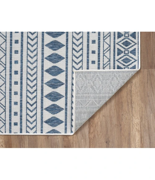 Kas Provo 5776 Ivory/Blue Natura Area Rug 7'10" x 10'10"