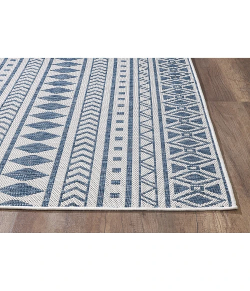 Kas Provo 5776 Ivory/Blue Natura Area Rug 7'10" x 10'10"