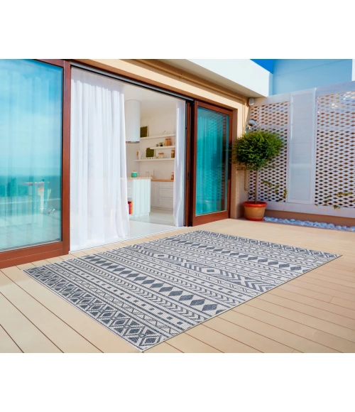 Kas Provo 5776 Ivory/Blue Natura Area Rug 7'10" x 10'10"