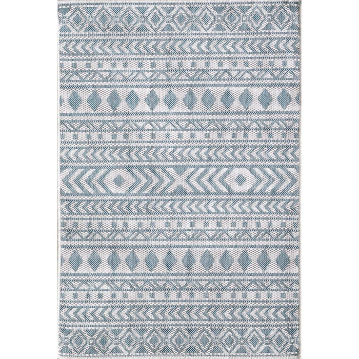 Kas Provo 5777 Ivory/Aqua Natura Area Rug 3'3" x 4'11"