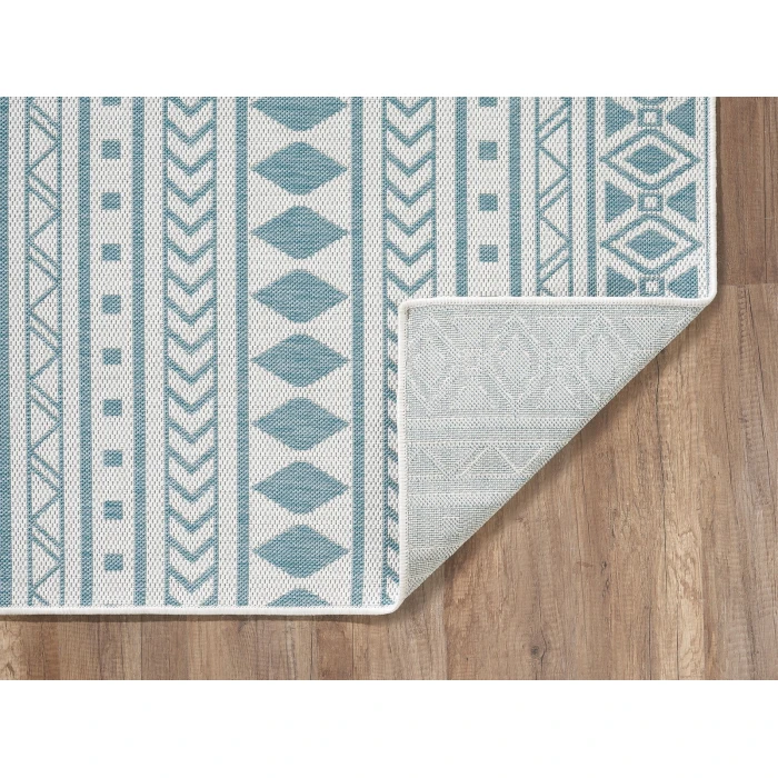 Kas Provo 5777 Ivory/Aqua Natura Area Rug 3'3" x 4'11"
