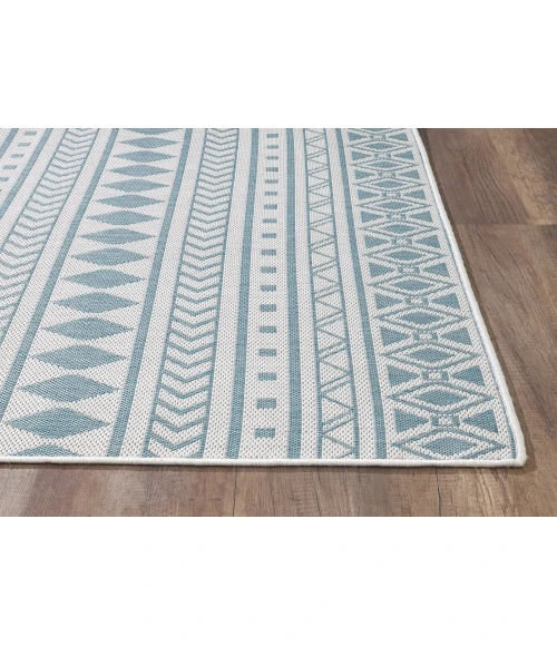 Kas Provo 5777 Ivory/Aqua Natura Area Rug 7'10" x 10'10"