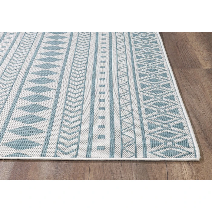 Kas Provo 5777 Ivory/Aqua Natura Area Rug 3'3" x 4'11"
