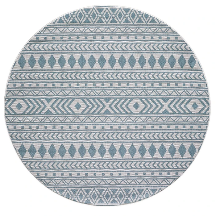 Kas Provo 5777 Ivory/Aqua Natura Area Rug 3'3" x 4'11"