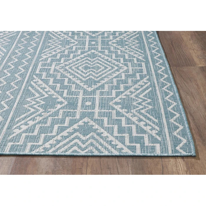 Kas Provo 5779 Aqua Quinn Area Rug 7'10" Round