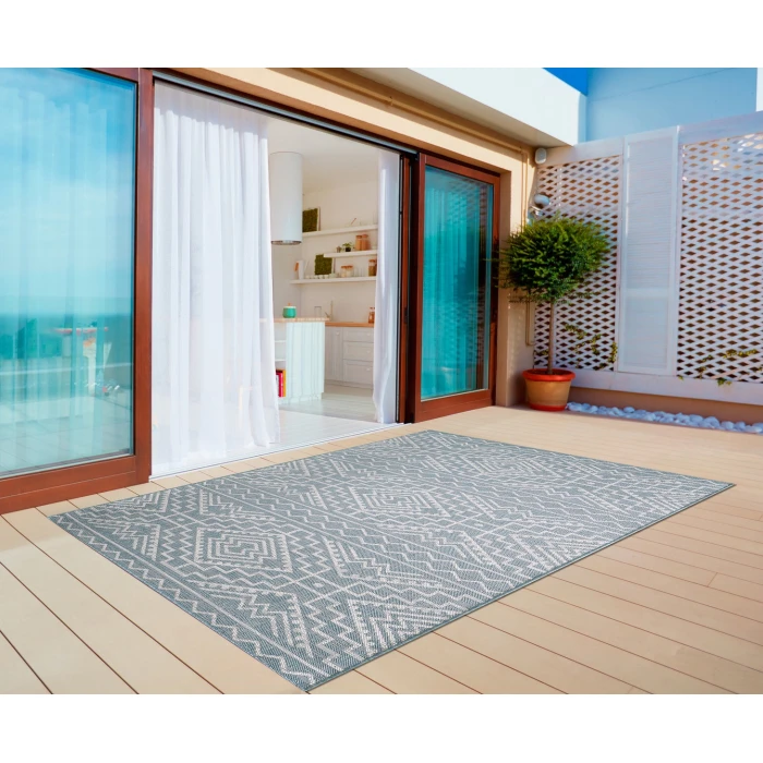 Kas Provo 5779 Aqua Quinn Area Rug 7'10" Round