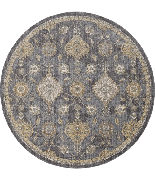 Kas Ria 6822 Slate Grey Sofia Area Rug 9' Round