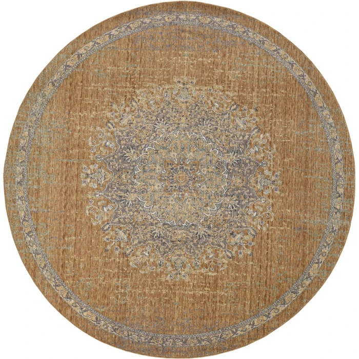 Kas Ria 6824 Coffee Elegance Area Rug 3'3" x 5'3"
