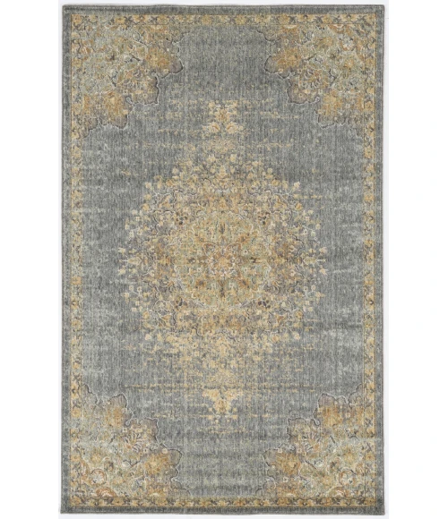 Kas Ria 6825 Slate Grey Elegance Area Rug 5'3" x 7'7"