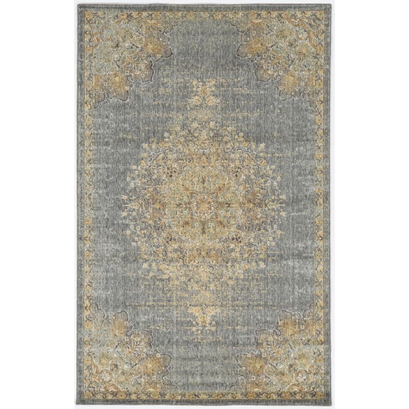 Kas Ria 6825 Slate Grey Elegance Area Rug 3'3" x 5'3"