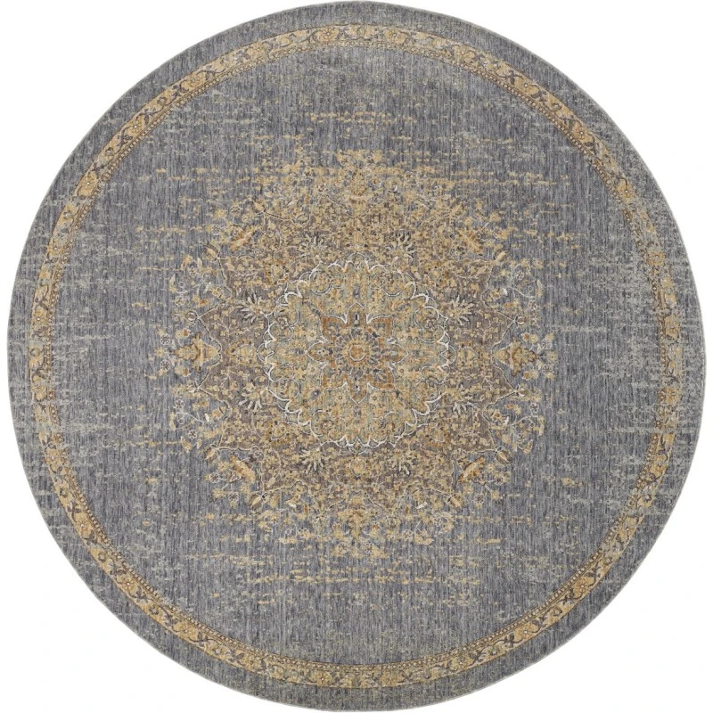 Kas Ria 6825 Slate Grey Elegance Area Rug 3'3" x 5'3"