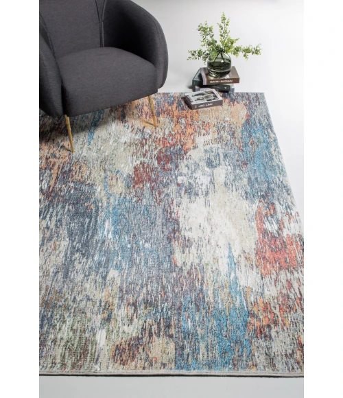 Kas Roxy 2801 Blue/Red Mirage Area Rug 7'6" x 10'