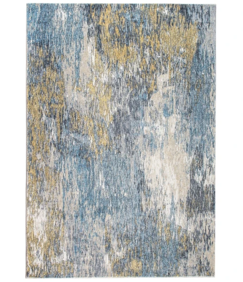 Kas Roxy 2802 Blue/Gold Mirage Area Rug 7'6" x 10'