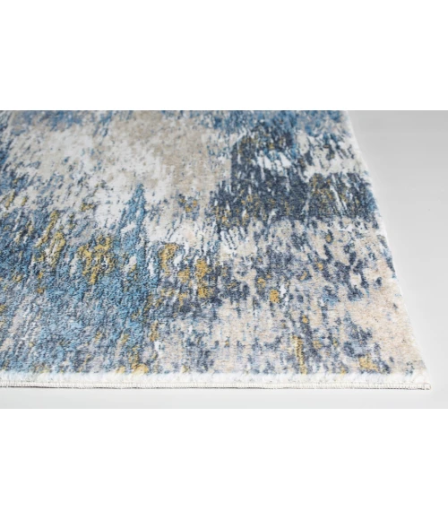 Kas Roxy 2802 Blue/Gold Mirage Area Rug 7'6" x 10'